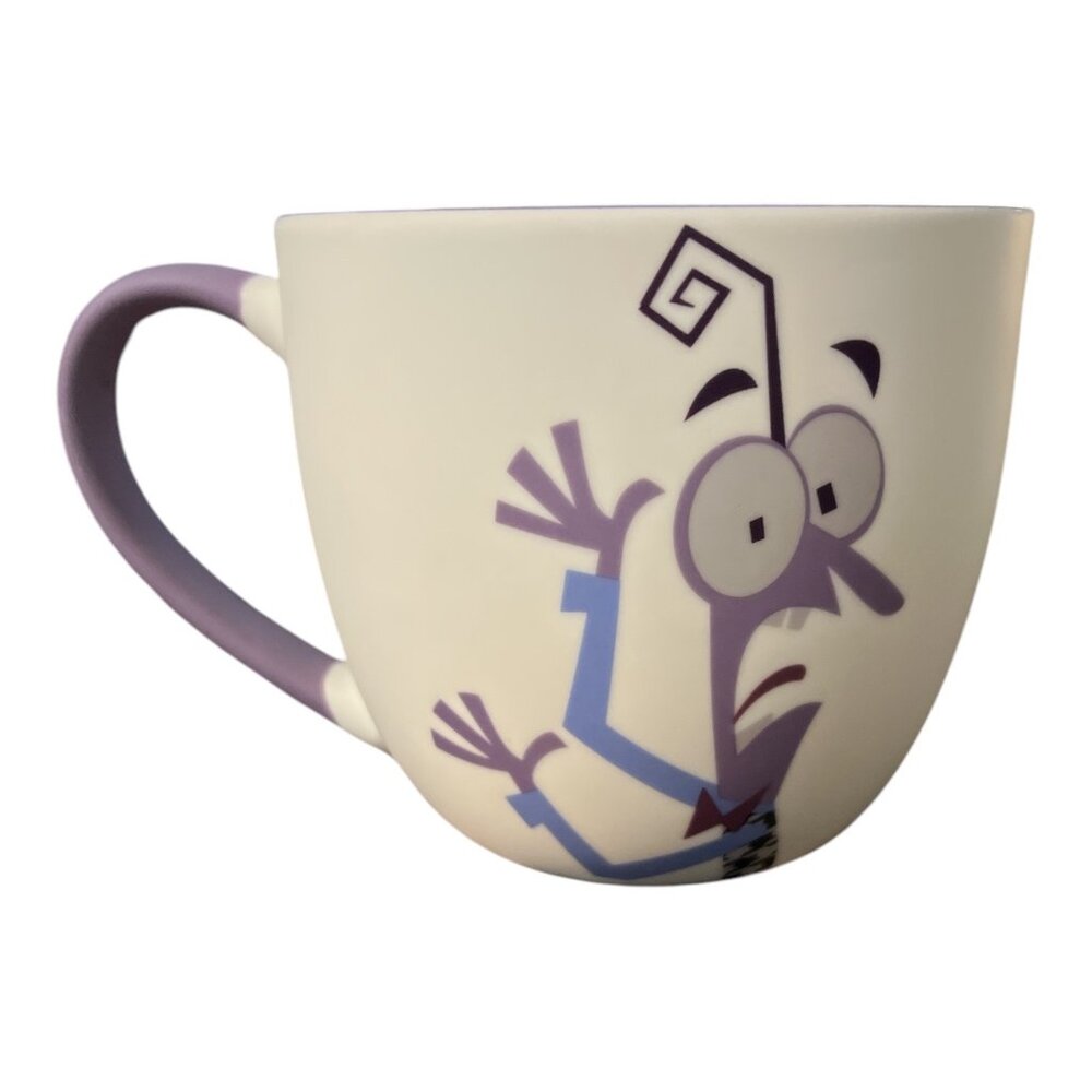 Disney Pixar Inside Out 2 Anxiety Character Mug “We’re Doomed” Purple Ceramic Cu